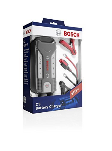 Cargador automático de batería Bosch C3 para 6 -12 V / 3,8 A Cargador automático de batería Bosch C3 para 6 -12 V / 3,8 A