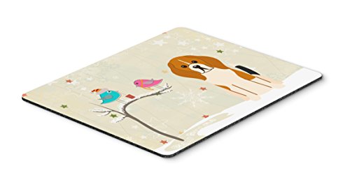 Caroline tesoros de regalos de Navidad, Beagle Tricolor Mouse Pad, Multicolor, 7,75 x 9.25 (bb2512mp)