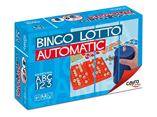 Cayro - Bingo automático - Juego Tradicional - Juego de plástico - Juego para niños y Adultos - Juego de Mesa (301)