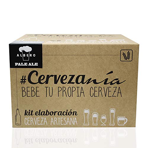 #Cervezanía - Kit de elaboración de cerveza rubia Pale Ale | 5 litros cerveza en casa | Lúpulos frescos #Cervezanía - Kit de elaboración de cerveza rubia Pale Ale | 5 litros cerveza en casa | Lúpulos frescos