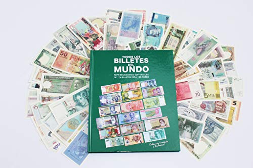 Colección todos los Billetes del Mundo. 174 los billetes. 193 naciones reconocidas por la ONU. El mejor regalo de Navidad para los coleccionistas. Billetes de España