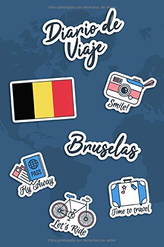 Diario de Viaje Bruselas: Diario de Viaje | 106 páginas, 15.24 cm x 22.86 cm | Para acompañarle durante su estancia.