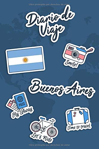 Diario de Viaje Buenos Aires: Diario de Viaje | 106 páginas, 15.24 cm x 22.86 cm | Para acompañarle durante su estancia.