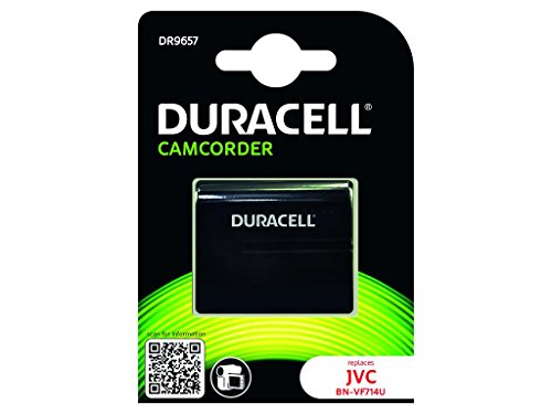 Duracell DR9657 - Batería de videocámara 7.4 V, 1400 mAh (reemplaza batería Original de JVC BN-VF714U)