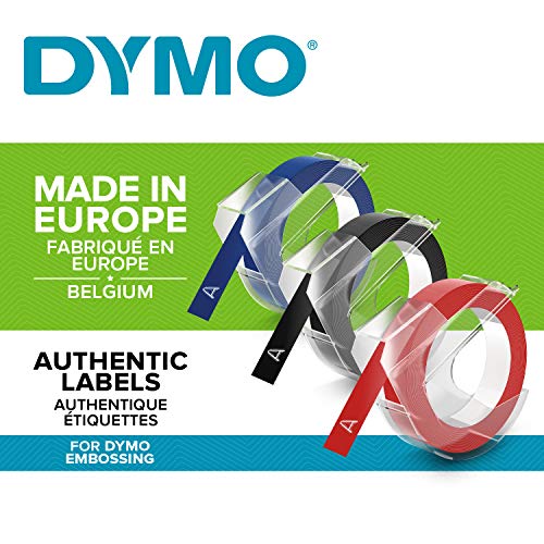 Dymo 3D Label Tapes - Cintas para Impresoras de Etiquetas (Bélgica, 40 (TBC), Ampolla)