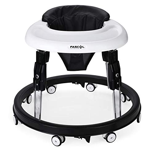 Fascol Andador Bebe,Plegable Caminador con Plato Desmontable y 8 Ruedas Silenciosas para Bebes Mayores de 8 Meses Fascol Andador Bebe,Plegable Caminador con Plato Desmontable y 8 Ruedas Silenciosas para Bebes Mayores de 8 Meses