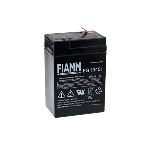 FIAMM Recambio de Batería para Peg Perego Feber Injusa Smoby Diamec 6V 4 5Ah1