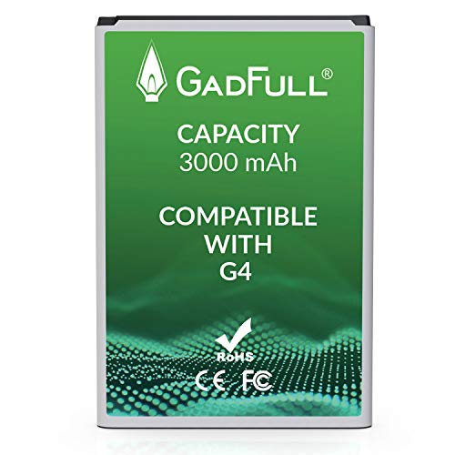 GadFull Batería de reemplazo para LG G4 | Corresponde al Original BL-51YF | Compatible con LG G4 | G4 Dual Sim | G4 Stylus | H815 | H818P | H635 GadFull Batería de reemplazo para LG G4 | Corresponde al Original BL-51YF | Compatible con LG G4 | G4 Dual Sim | G4 Stylus | H815 | H818P | H635