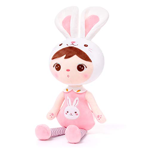 Gloveleya Muñeca de Peluche muñeca de Trapo Peluche Regalo de niña Suave y Seguro para Jugar - Serie Kepple - Conejo