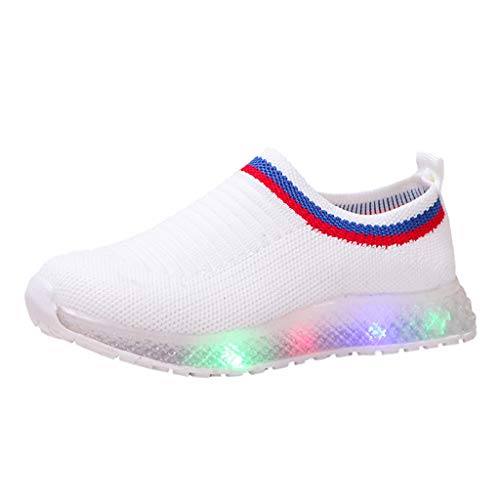 Greenwind Calzado deportivo para niños Niños Niños Bebés Niñas Niños Malla Led Luminoso Sport Run Zapatillas Zapatos casuales