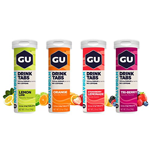 GU Hydration Drink Tabs, Mixed, 4 Count by GU Energy Labs GU Hydration Drink Tabs, Mixed, 4 Count by GU Energy Labs