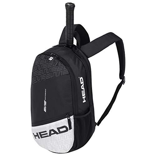 Head Elite Backpack Bolsa de Tenis, Adultos Unisex, Negro/Blanco, Talla única