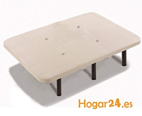 HOGAR24 Base TAPIZADA + 6 Patas DE Metal con Tejido 3D Y VÁLVULAS DE TRANSPIRACIÓN-105x190cm-PATAS 26CM HOGAR24 Base TAPIZADA + 6 Patas DE Metal con Tejido 3D Y VÁLVULAS DE TRANSPIRACIÓN-105x190cm-PATAS 26CM