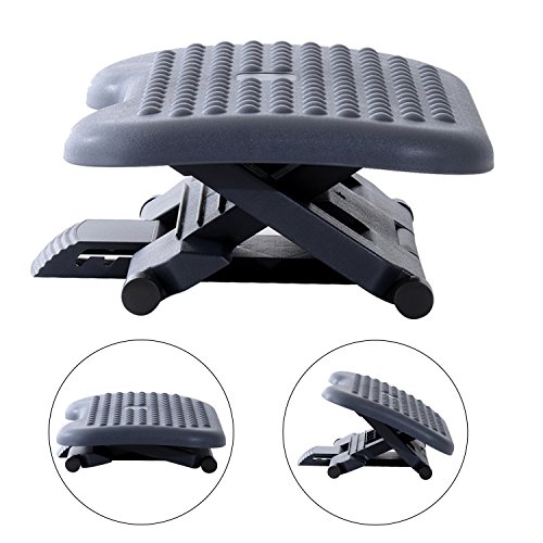 HOMCOM Reposapies de Oficina Ajustable Ergonomico Escritorio Oficina Soporte para Pies Reposapies Ajustable Ergonomico para Escritorio Oficina Soporte para Pies Nuevo HOMCOM Reposapies de Oficina Ajustable Ergonomico Escritorio Oficina Soporte para Pies Reposapies Ajustable Ergonomico para Escritorio Oficina Soporte para Pies Nuevo