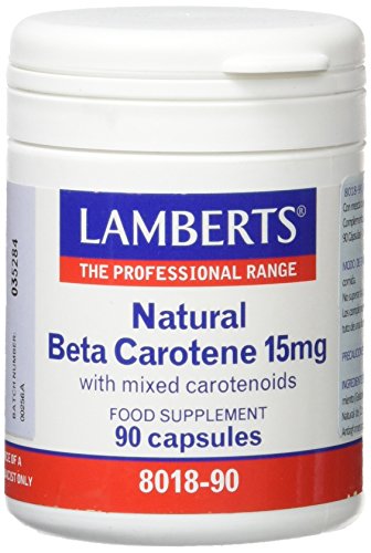 Lamberts Beta Caroteno Natural 15mg - 90 Cápsulas