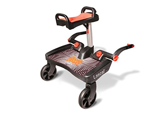 Lascal Buggy Board Maxi + Black/Red - Plataforma para carrito Lascal Buggy Board Maxi + Black/Red - Plataforma para carrito