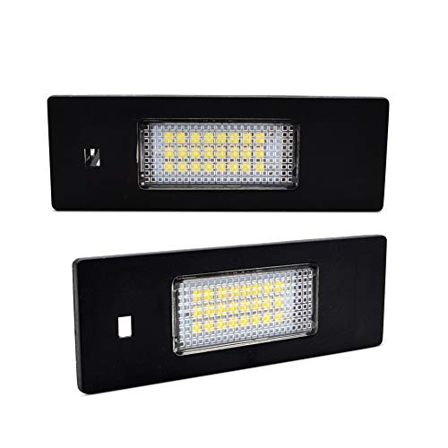 LncBoc LED Luz de la matrícula para coche Lámpara Numero plato luces Bulbos 3W 12V 24SMD con CanBus No hay error 6000K Xenón Blanco frio para E87 E81 E875D E87 F20 E63, 2 Piezas LncBoc LED Luz de la matrícula para coche Lámpara Numero plato luces Bulbos 3W 12V 24SMD con CanBus No hay error 6000K Xenón Blanco frio para E87 E81 E875D E87 F20 E63, 2 Piezas