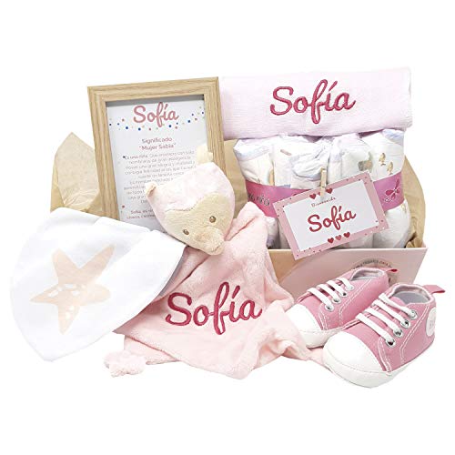 MabyBox My Sneakers | Canastilla de Bebe | Regalo original Recien Nacido | Cesta de Bebe Personalizada | Regalos bebé (rosa, 0-3 meses) MabyBox My Sneakers | Canastilla de Bebe | Regalo original Recien Nacido | Cesta de Bebe Personalizada | Regalos bebé (rosa, 0-3 meses)