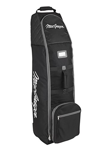 MACGREGOR MACTC003SD Bolsa de Golf de Viaje con Ruedas, Unisex-Adult, Black, One Size