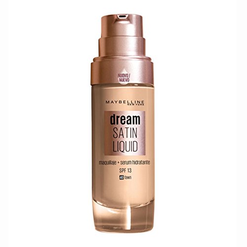 Maybelline New York Dream Radiant Liquid - Base de Maquillaje Líquida con Sérum Hidratante, Tono 040 Fawn