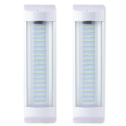 MICTUNING 11 pulgadas Barra de Luces LED para Interiores de Automóviles 10W 72 LED Tubo de Luz Blanca con Interruptor para Camiones, Coche,Barco etc.(paquete de 2) MICTUNING 11 pulgadas Barra de Luces LED para Interiores de Automóviles 10W 72 LED Tubo de Luz Blanca con Interruptor para Camiones, Coche,Barco etc.(paquete de 2)
