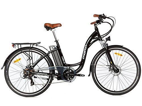 Moma Bikes Bicicleta Electrica, Urbana EBIKE-28 ", Alu. SHIMANO 7V & Doble Freno Disco Bat. Ion Litio 36V 16Ah Moma Bikes Bicicleta Electrica, Urbana EBIKE-28 ", Alu. SHIMANO 7V & Doble Freno Disco Bat. Ion Litio 36V 16Ah