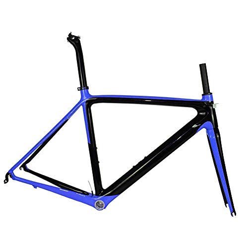 Nuevo cuadro de bicicleta de carretera modelo de carbono 2019 Di2 y bicicleta de carrera BSA tamaño 50/53/55 cm (púrpura),55cm