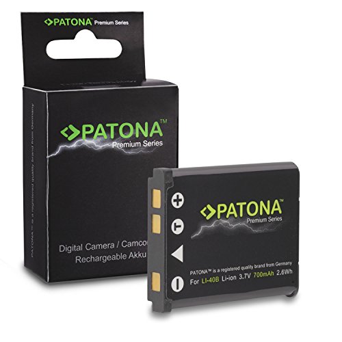 PATONA Premium Bateria compatible con Olympus Li-40B, Li-42B / Casio NP-80, NP-82 / Fujifilm NP-45 / Kodak KLIC-7006, LB-012 /Nikon EN-EL10 / Pentax D-Li63, D-Li108 PATONA Premium Bateria compatible con Olympus Li-40B, Li-42B / Casio NP-80, NP-82 / Fujifilm NP-45 / Kodak KLIC-7006, LB-012 /Nikon EN-EL10 / Pentax D-Li63, D-Li108