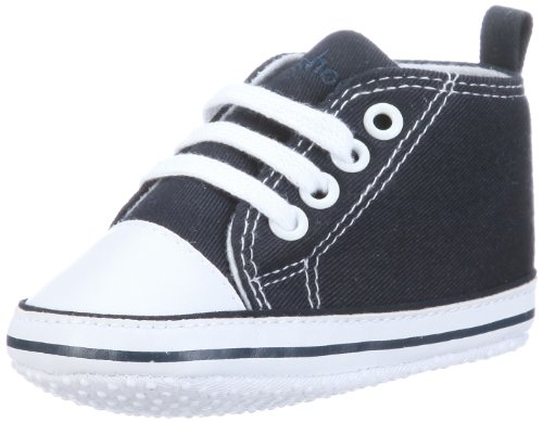 Playshoes Primeros Zapatos, Zapatillas Casual Unisex bebé, Azul (Marine 11), 18 EU
