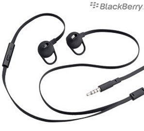 Producto oficial de Blakberry HDW-49299-001 Premium estéreo en Auriculares de/manos libres/auriculares para Blackberry Curve 9360, Curve 9380, Pearl 3 G, Storm, Storm2, Torch 9800, Torch 9810, Torch 9860 - negro