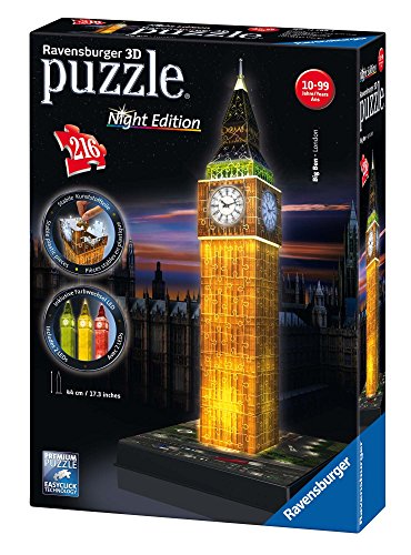 Ravensburger - Puzzle 3D, edición Big Ben (12588 3)