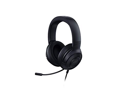 Razer Kraken x 7.1 Auriculares Gaming con Sonido Envolvente con Compatibilidad Multiplataforma, Ergónomico y ligero; 250 g peso, Color Negro Razer Kraken x 7.1 Auriculares Gaming con Sonido Envolvente con Compatibilidad Multiplataforma, Ergónomico y ligero; 250 g peso, Color Negro