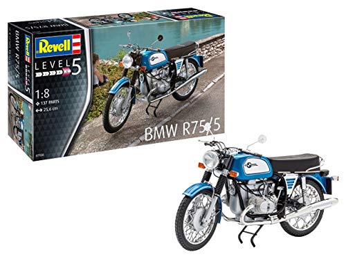 Revell 07938 14 Maqueta de BMW R75/5 Niveles En Escala 1: 8, 5 Revell 07938 14 Maqueta de BMW R75/5 Niveles En Escala 1: 8, 5