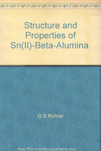 Structure and Properties of Sn(II)-Beta-Alumina.