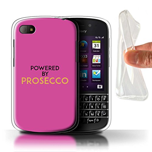 Stuff4® Phone Case/Cover/Skin/OTH de GC/Prosecco Fashion Collection Powered by/Rosa / Gold Blackberry Q10