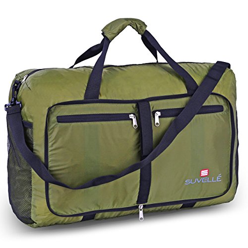Suvelle Travel Duffel Bag 21" Foldable Lightweight Duffle Bag For Luggage, Gym, Sports