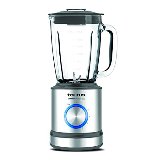 Taurus Optima Magnum Batidora de vaso, 1200 W, 1.75 L, acero inoxidable Taurus Optima Magnum Batidora de vaso, 1200 W, 1.75 L, acero inoxidable