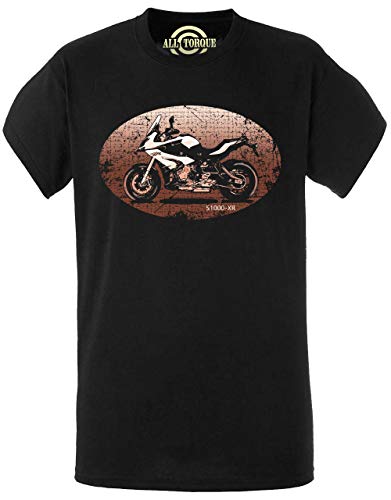 Tee Motorbikes S1000-XR - Camiseta de Moto para Hombre Negro Negro (S