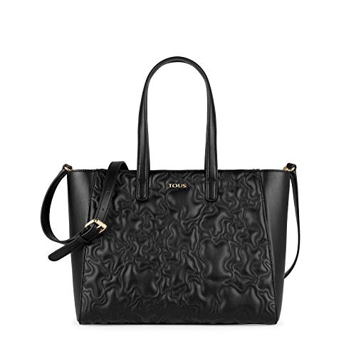 TOUS K Capitone, Bolso de mano para Mujer, Negro (Negro 695900285), 33.5x26x14.5 cm (W x H x L)