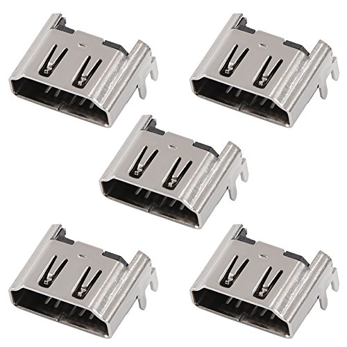 Vbestlife 5Pcs Conector de Interfaz del Puerto de HDMI para Base de Sony Playstation 4 PS4 Vbestlife 5Pcs Conector de Interfaz del Puerto de HDMI para Base de Sony Playstation 4 PS4