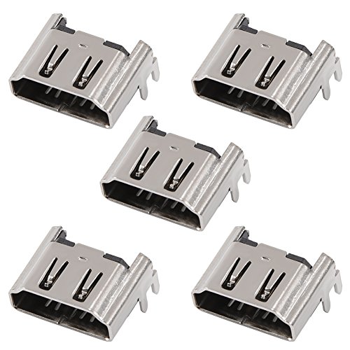 Vbestlife 5Pcs Conector de Interfaz del Puerto de HDMI para Base de Sony Playstation 4 PS4