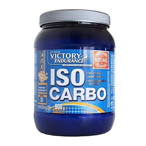 Victory Endurance Iso Carbo Sabor Naranja. Retrasa la fatiga y mejora el rendimiento además de aportar más energía que una bebida isotónica convencional (900 g)