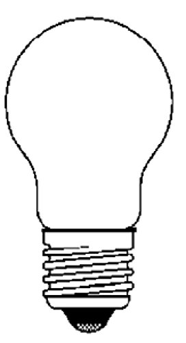 Ancor - Bombilla de luz con base de rosca media, 24 V, 25 W, 1,04 A, paquete de 2