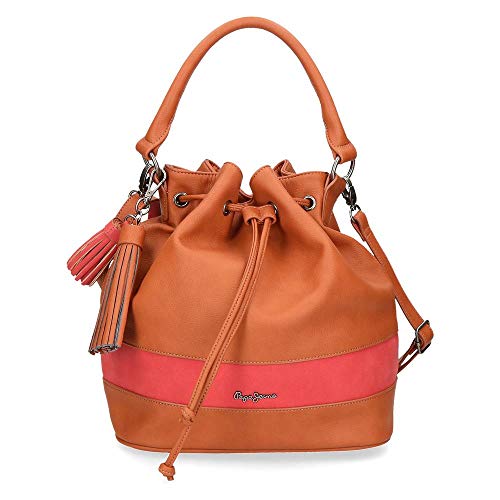 Bolso Bowling Pepe Jeans Duane Marrón