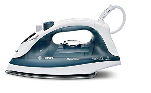 Bosch TDA2365 - Plancha de vapor, 2200W,  color blanco y azul