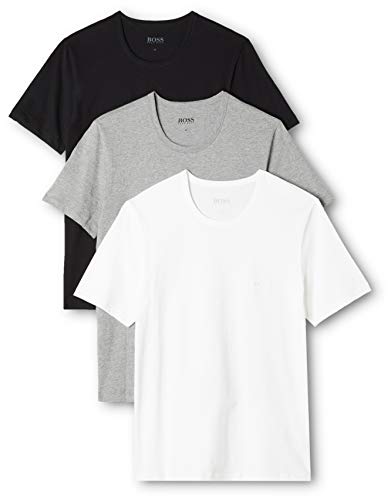 BOSS T-Shirt RN 3p Co Camiseta para Hombre, Multicolor (Assorted Pre-Pack 999), Medium, pack de 3 BOSS T-Shirt RN 3p Co Camiseta para Hombre, Multicolor (Assorted Pre-Pack 999), Medium, pack de 3