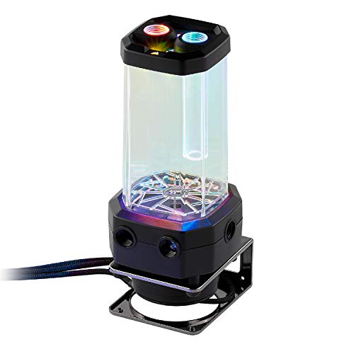Corsair Hydro X Series, XD5 RGB Pack de Bomba/Depósito (Alto Rendimiento Xylem D5 PWM Bomba, Integrado Puert Relleno, Supervisión de Temperatura en El Bucle, Personalizable Iluminación RGB) Negro Corsair Hydro X Series, XD5 RGB Pack de Bomba/Depósito (Alto Rendimiento Xylem D5 PWM Bomba, Integrado Puert Relleno, Supervisión de Temperatura en El Bucle, Personalizable Iluminación RGB) Negro