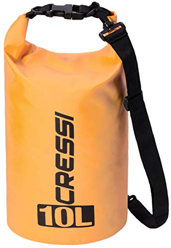 Cressi Dry Bag Mochila Impermeable para Actividades Deportivas, Unisex Adulto, Naranja Claro, 10 L