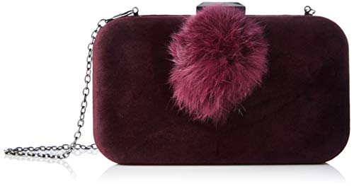 Eferri Rabbit, Clutch de fiesta Mujeres, Burdeos, 19x11x4 cm Eferri Rabbit, Clutch de fiesta Mujeres, Burdeos, 19x11x4 cm