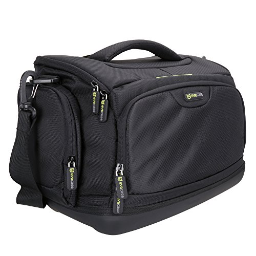 evecase Funda para Cámara Réflex, Bolsa Grande Bandolera con Cubierta de Lluvia para Cámara Reflex Digital DSLR/Evil, Objetivos, Tablet 10.1", Accessorios evecase Funda para Cámara Réflex, Bolsa Grande Bandolera con Cubierta de Lluvia para Cámara Reflex Digital DSLR/Evil, Objetivos, Tablet 10.1", Accessorios